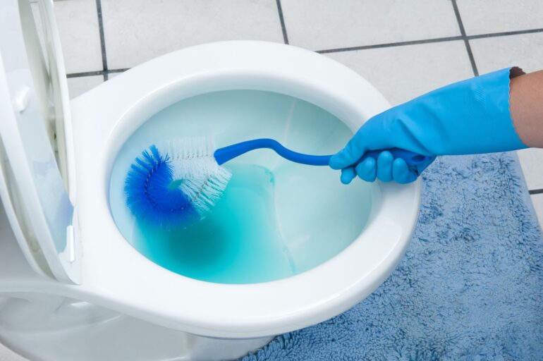 Blue Toilet Water? Find Out Why! Evolving Home